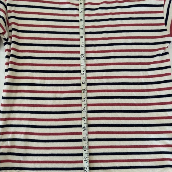 USA Patriotic America Red White and Blue Striped Top - Picture 4 of 6